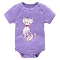 Leopard cat bodysuit for girls