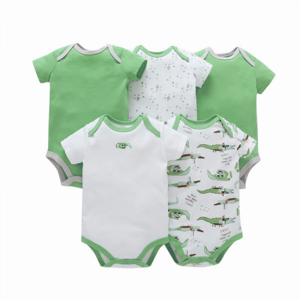 Body for a boy Crocodiles (5 pcs.) (9 months)