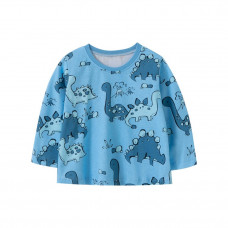 Лонгслів дитячий Blue dinosaurs  