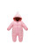 Sweetness insulated demi-season overalls for girls, pink