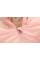 Sweetness insulated demi-season overalls for girls, pink