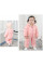 Sweetness insulated demi-season overalls for girls, pink