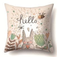 Hello decorative pillowcase 45 x 45 cm