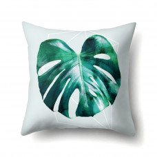 Decorative pillowcase Big leaf 45 x 45 cm