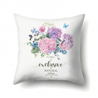 Floral exclusive decorative pillowcase 45 x 45 cm