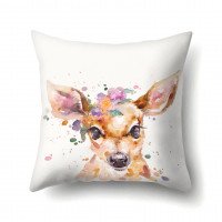 Deer decorative pillowcase 45 x 45 cm