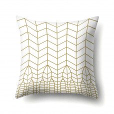 Golden mesh decorative pillowcase 45 x 45 cm