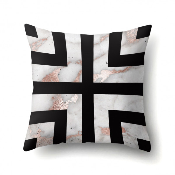 Marble decorative pillowcase 45 x 45 cm