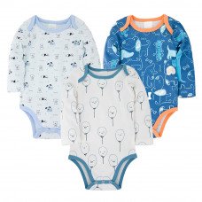 Woof children's bodysuit (3 pcs.) (3-6 months)