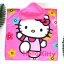 Poncho towel HELLO KITTY