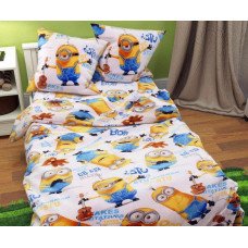 Set of children's bed linen one and a half Minion Tirotex