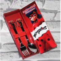 UNIQUE Lady Bug fork and spoon set