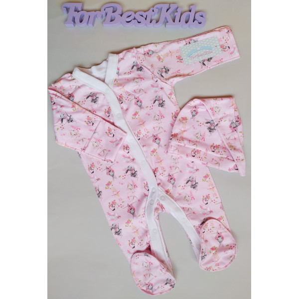 Male Bunnies Ballerinas outer stitch