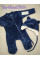 Men's blue velor