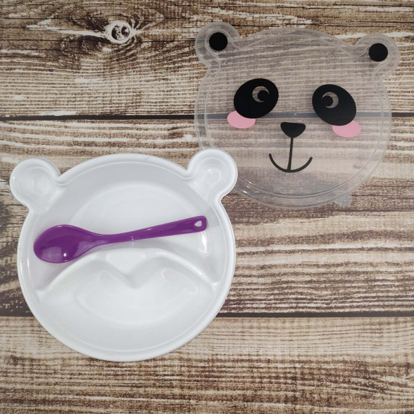 Set of children's tableware Panda 3 items