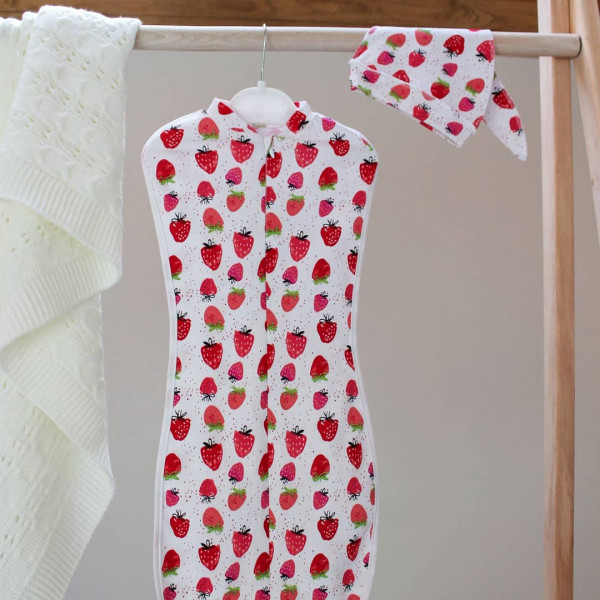 Strawberry cocoon sleeper for 3 months