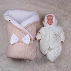 Набір на виписку для новонароджених Глорія + Brilliant Baby (карамель)