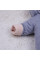 Warmed knitted overalls Peach