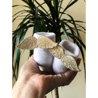 Angel socks (gold)