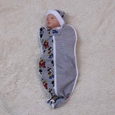 Євро пелюшка ergo Cocoon Mikky (сірий)
