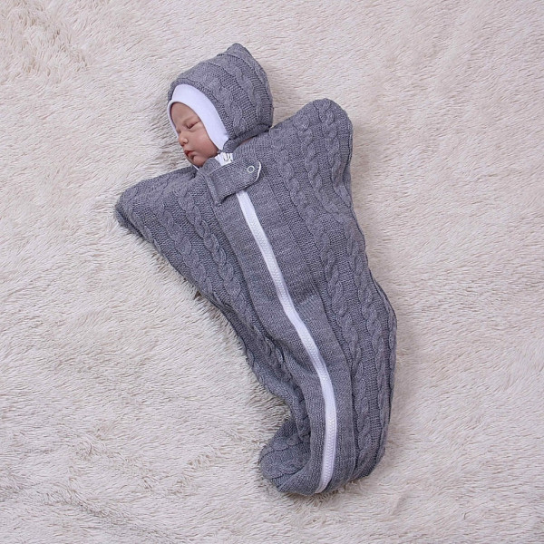 Euro Diaper Warm Knitted Weave (Grey)