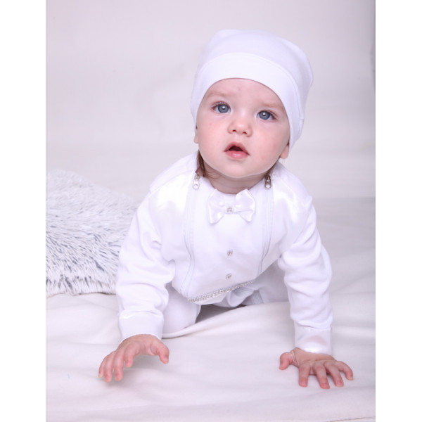Overalls Tailcoat for baptism (white)