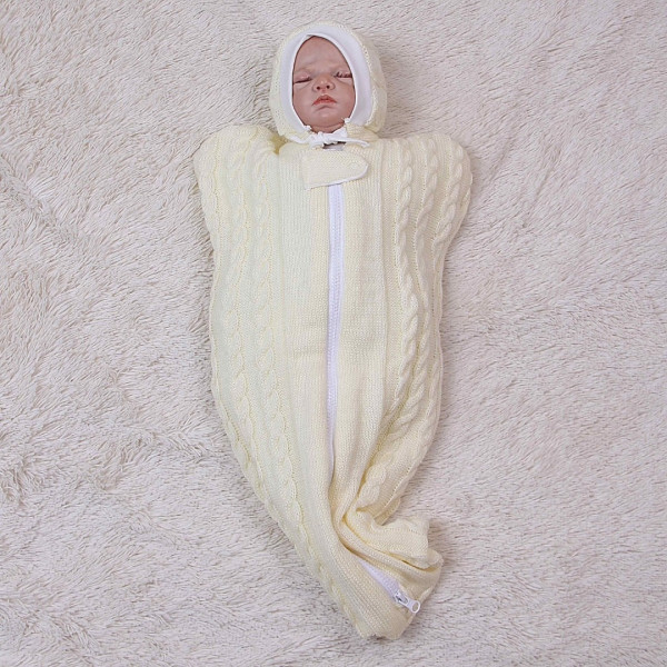 Euro Diaper Warm Knitted Weave (Ivory)