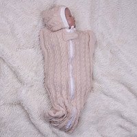 Євро пелюшка тепла в'язана Weave (карамель)