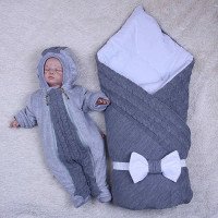 Gloria winter set + Weave overalls (gray)