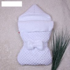 Envelope-cocoon Downy demi-season (white)