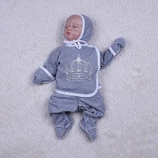 Three-piece Queen (gray)