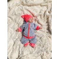 Children's sports suit Favorite (crimson neon)