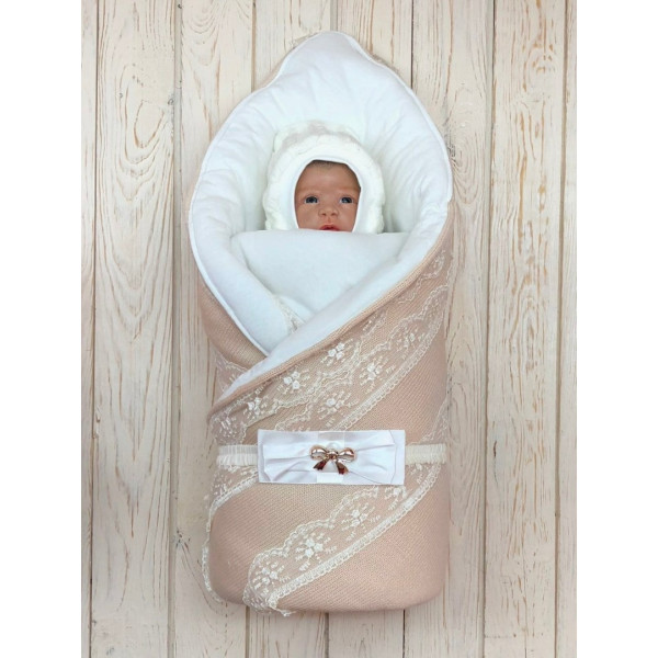 Envelope Charlotte winter (caramel)