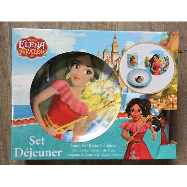 Набір дитячого посуду Disney Elena 3 предмета