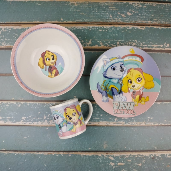 Set of children's tableware Disney paw patrol