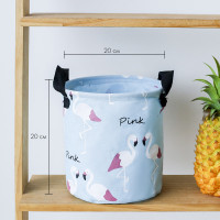 Basket for toys, laundry, storage Flamingo
