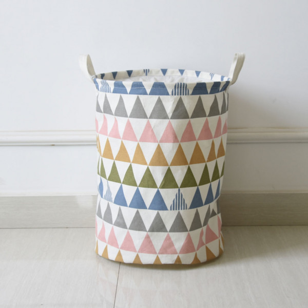 Basket for toys, laundry, storage Triangles