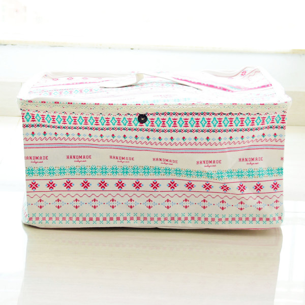 Basket for toys, laundry, storage with a lid Ornament