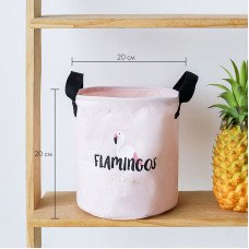 Кошик для іграшок, білизни, зберігання Фламінго