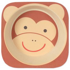 Monkey bamboo fiber plate