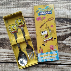  Набір вилка і ложка UNIQUE SPONGE BOB