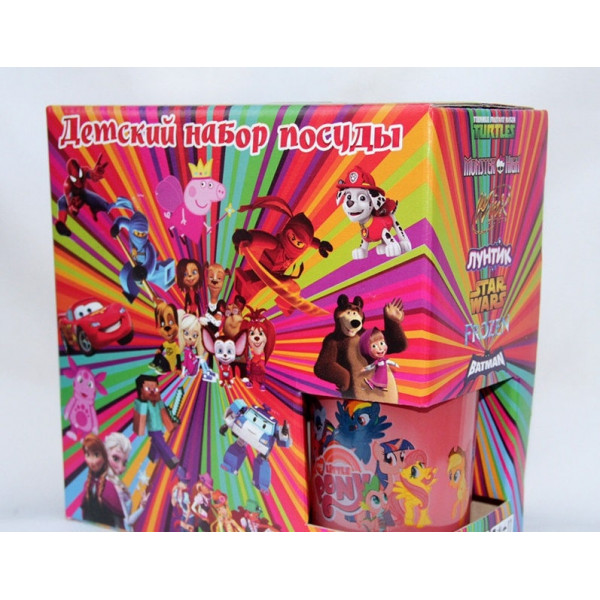 Set of children's tableware PONY