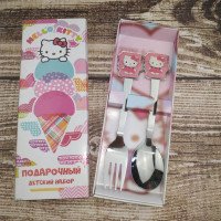 UNIQUE Hello Kitty fork and spoon set