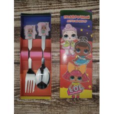 UNIQUE LOL 3 fork and spoon set