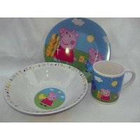 Set of dishes Interos PEPPA PIG porcelain