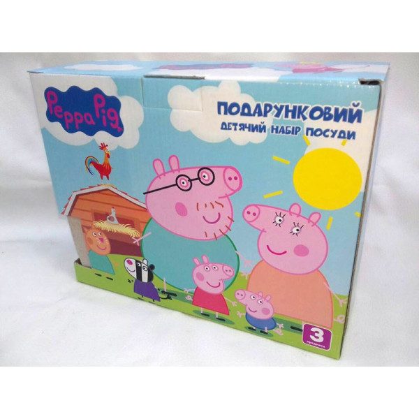 Set of dishes Interos PEPPA PIG porcelain
