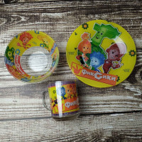 Set of children's tableware Interos 3 items of Fiksika