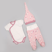 Unicorn bodysuit with short sleeves