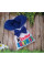 The Kinder envelope is blue