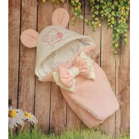 Teddy peach envelope